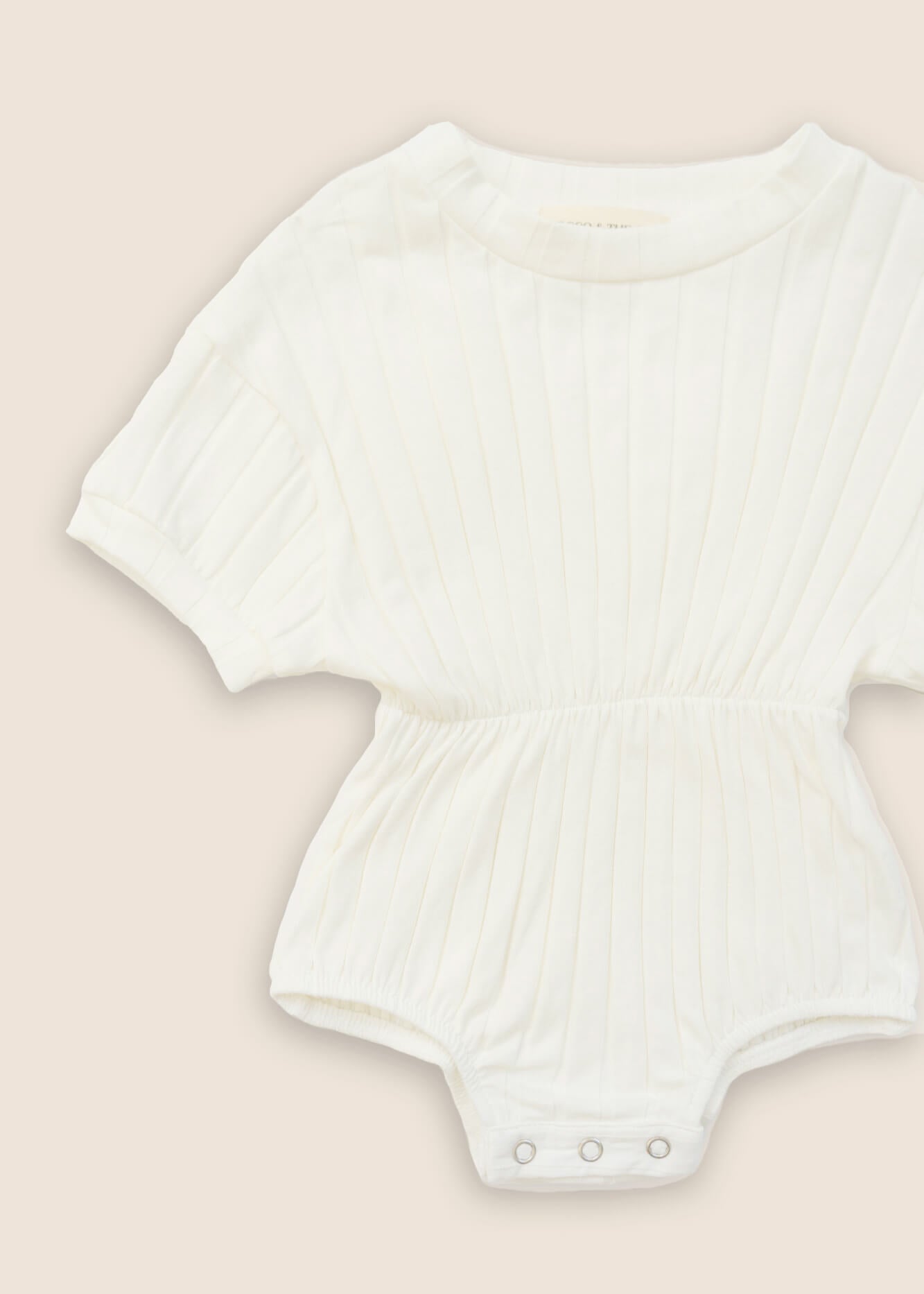 DOVE Stretch Romper with Elasticated Waist - Rocco & The Fox