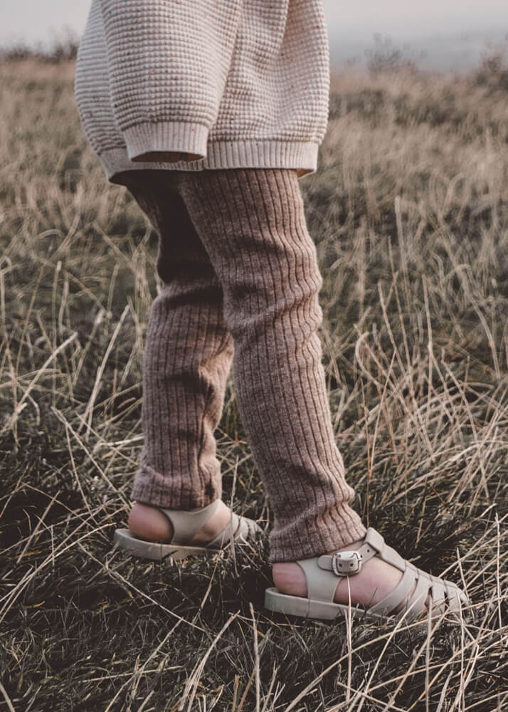 Mocha Ribbed Leggings