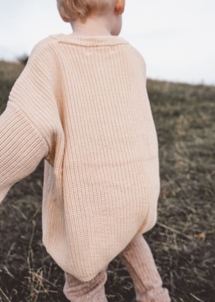 ASPEN Chunky Knit Oversized Sweater - Biscuit - Rocco & The Fox