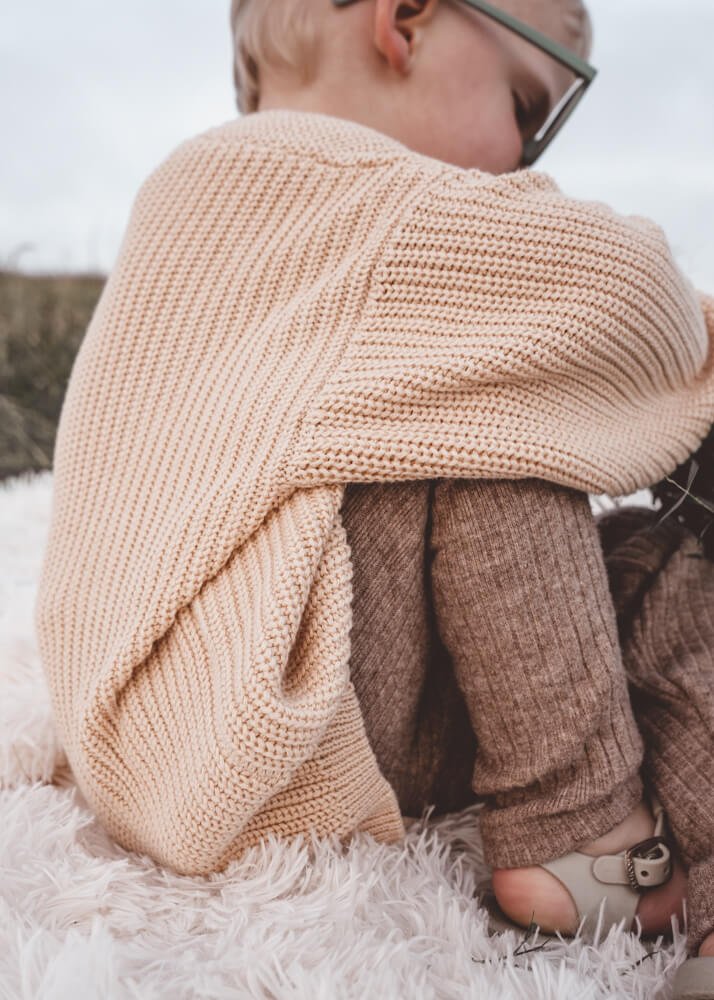 ASPEN Chunky Knit Oversized Sweater - Biscuit - Rocco & The Fox