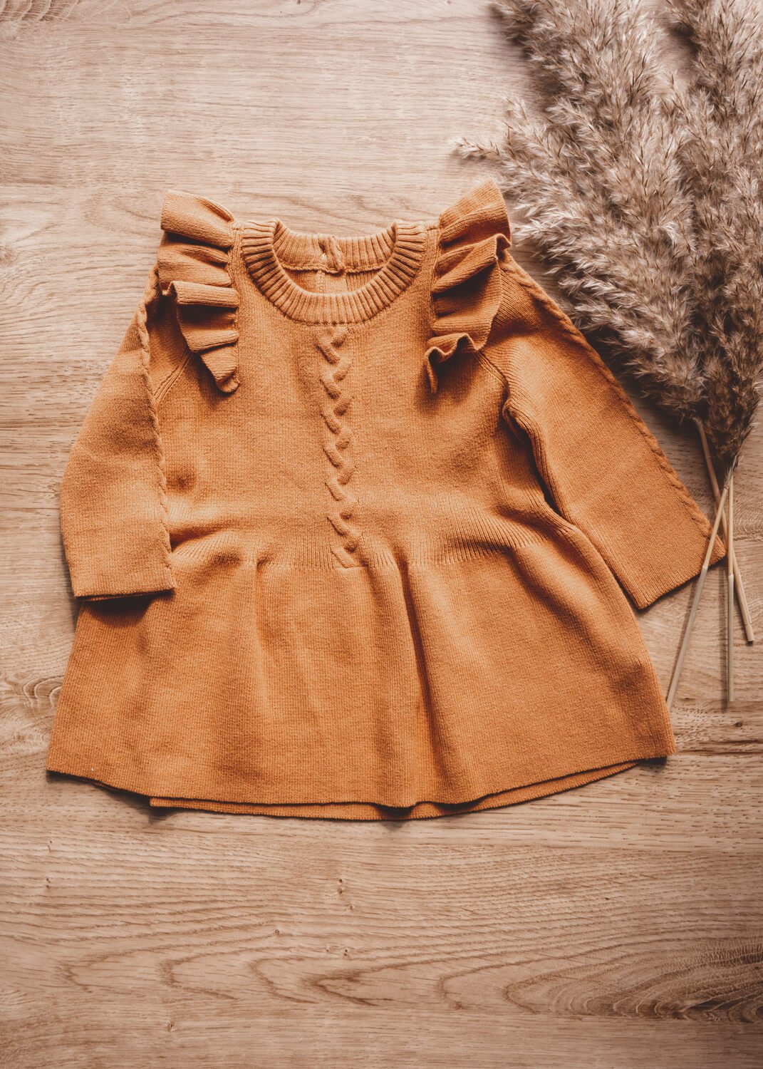 ETTA Knitted Dress - Copper - Rocco & The Fox