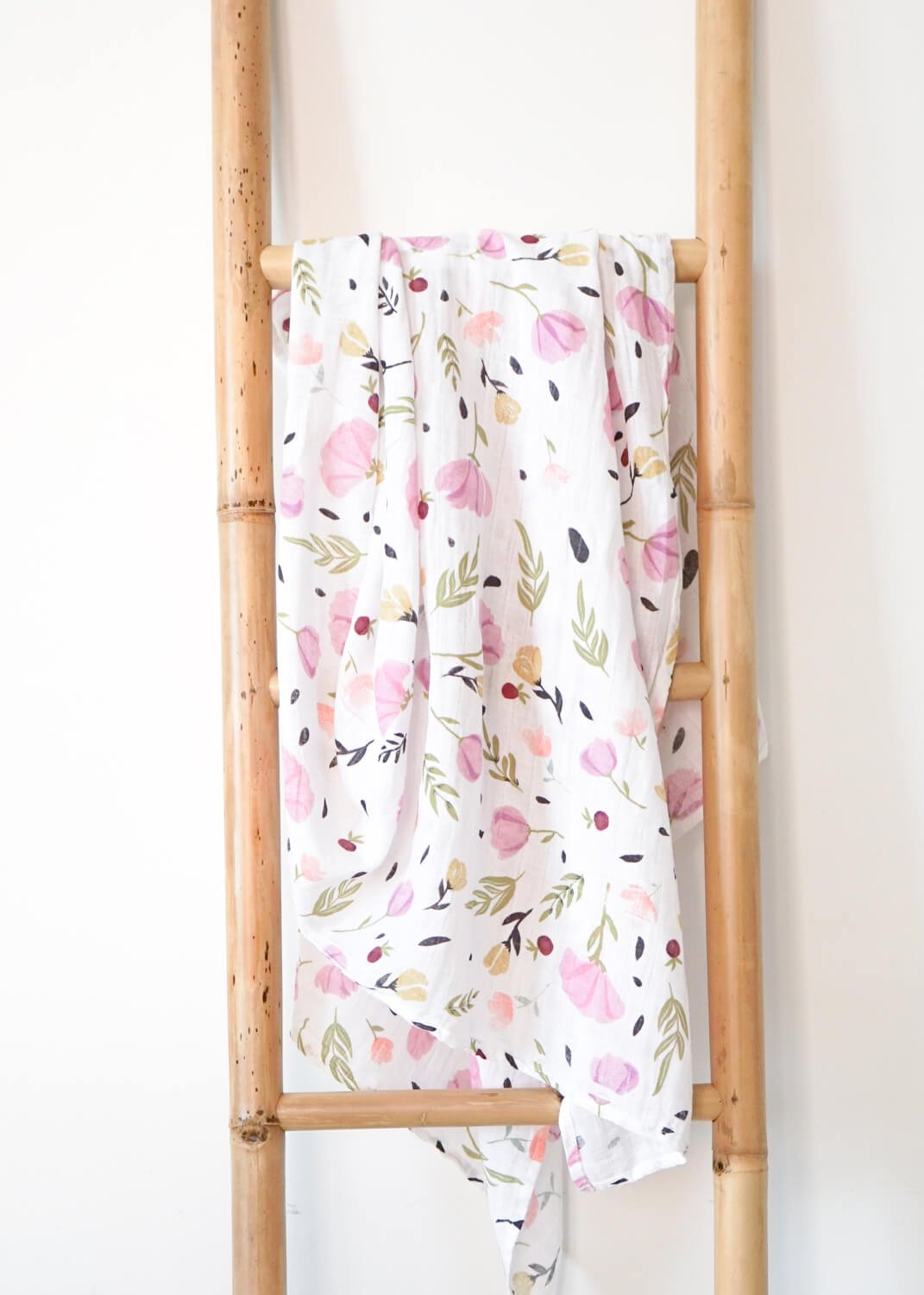 FLORA Large Floral Muslin Swaddle - Rocco & The Fox