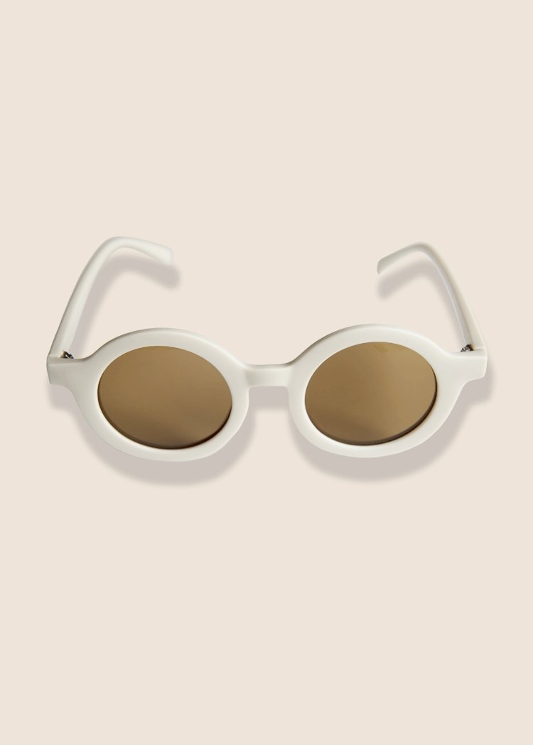 HADLEY Toddler Sunglasses + Case - Cream - Rocco & The Fox