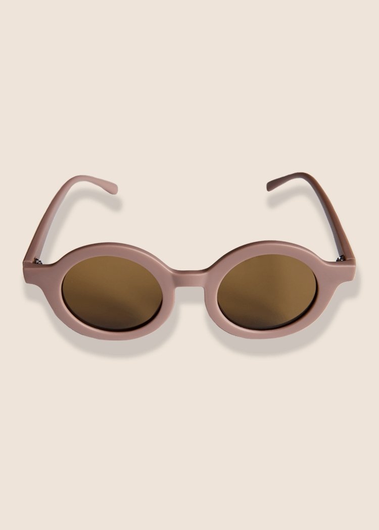 HADLEY Toddler Sunglasses + Case - Mauve Taupe - Rocco & The Fox