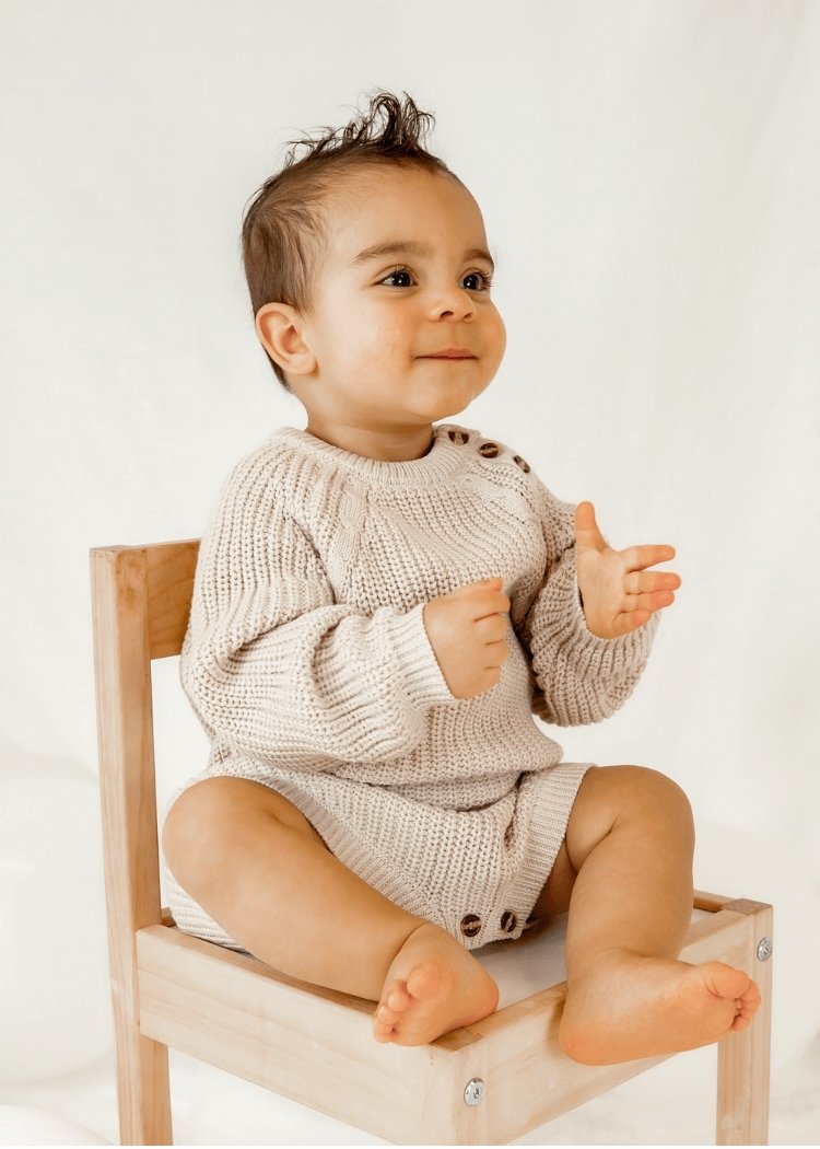 KIT Chunky Knit Romper - Rocco & The Fox