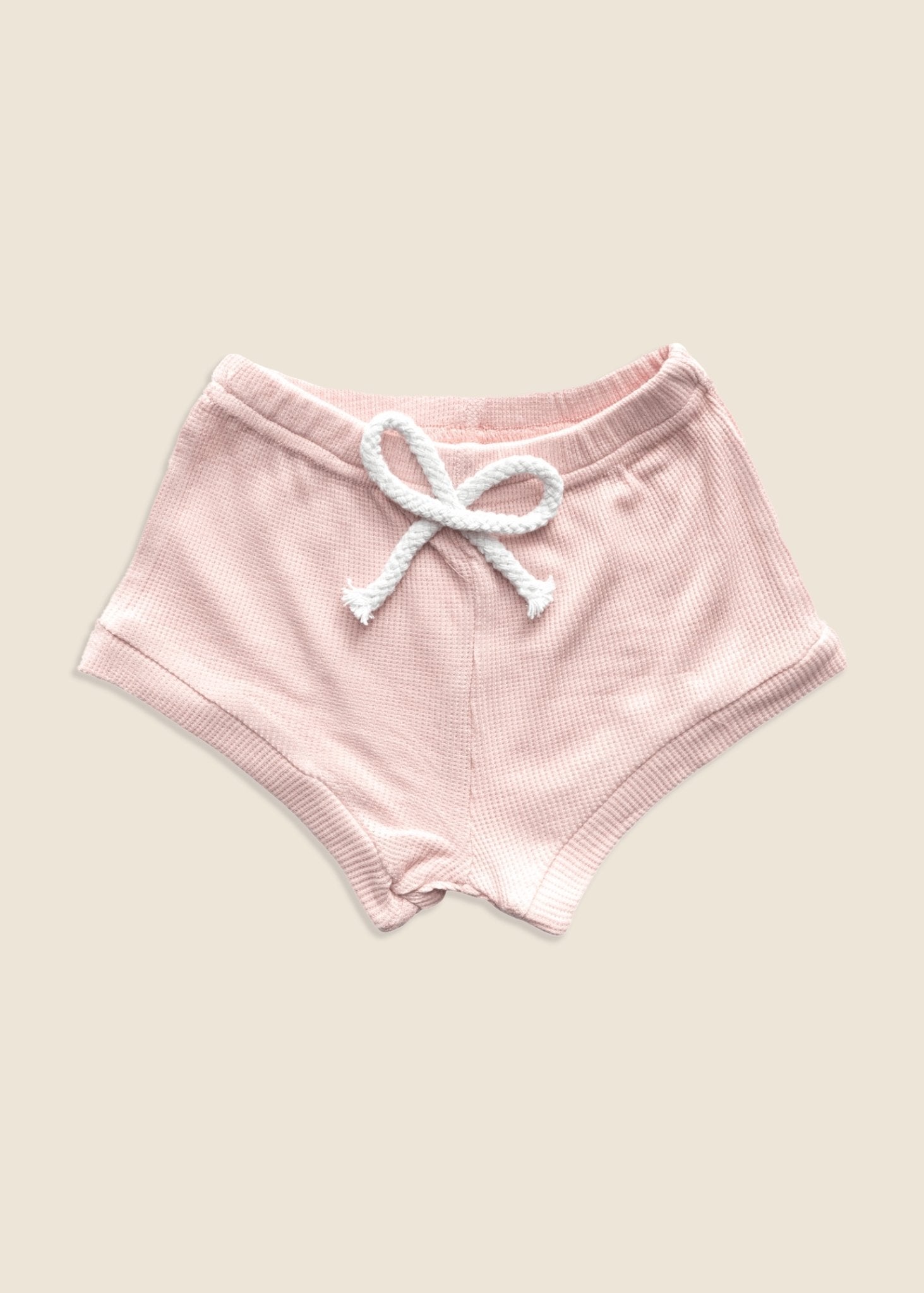 MORGAN Ribbed T-Shirt + Shorts Set - Pale Pink - Rocco & The Fox