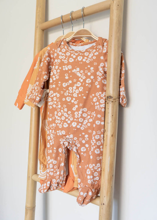 PRIMROSE Newborn Floral Sleepsuit - Rocco & The Fox