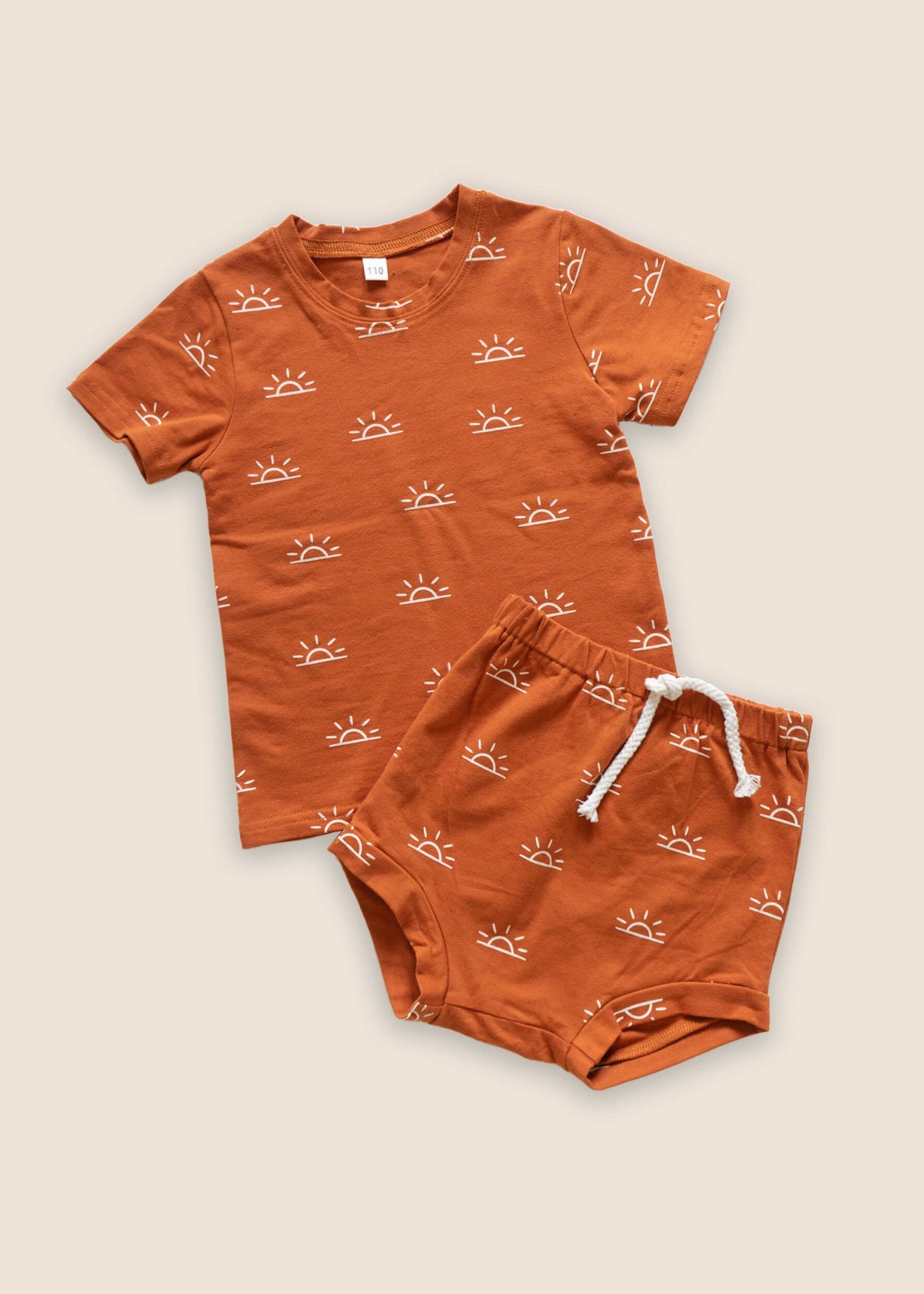 ROMAN Boho Sun Print T-Shirt + Shorts Set - Rocco & The Fox