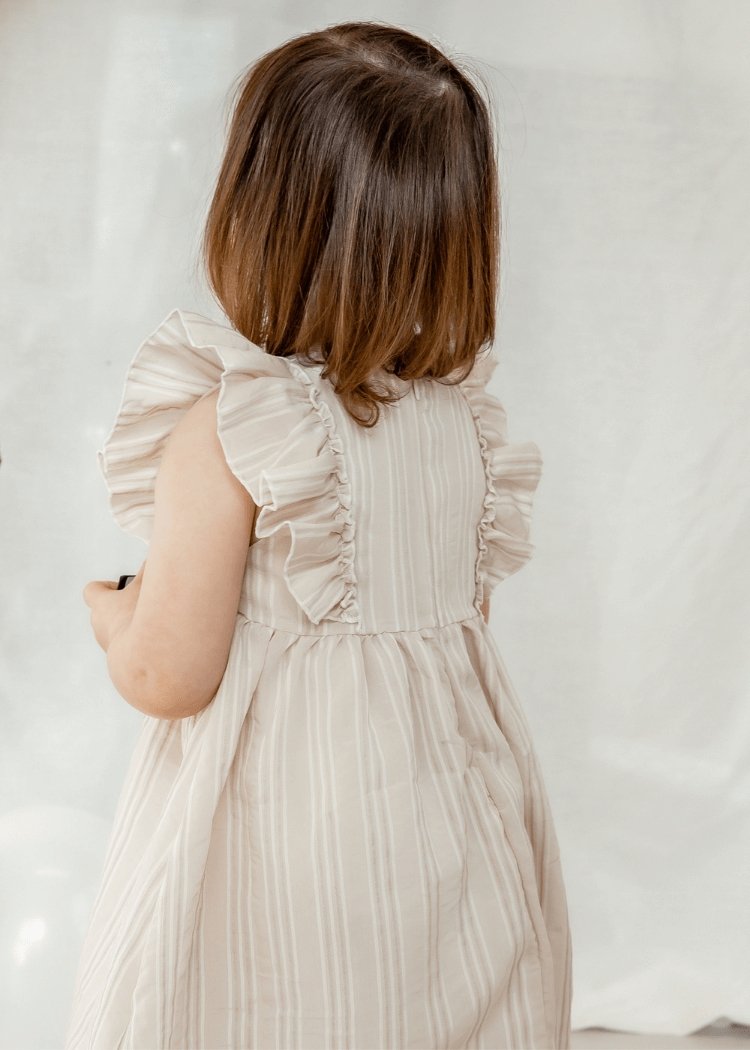 WILLOW Stripe Summer Dress with Bow - Rocco & The Fox